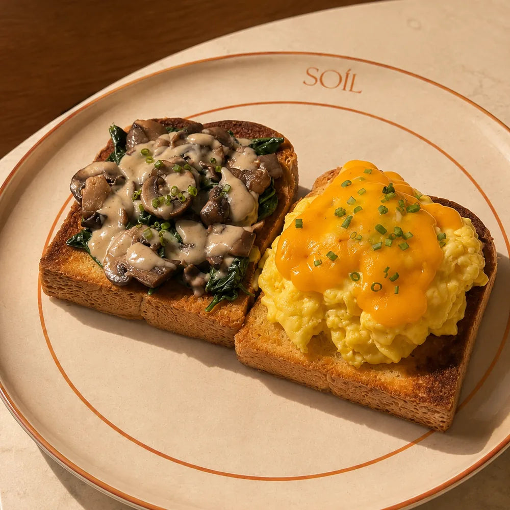 Egg & Mushroom Toast