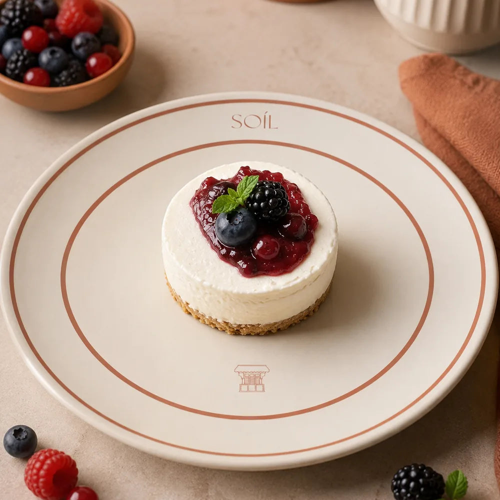 No-Bake Mixed Berry Cheesecake